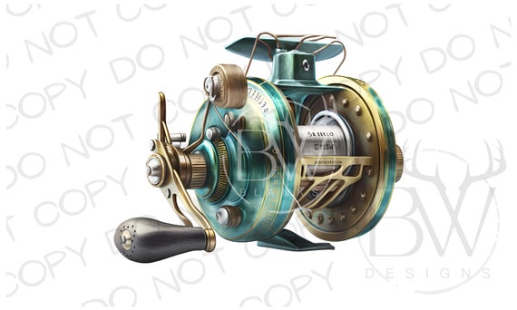 Fishing Reel PNG Digital Download Fishing Tackle Sublimation PNG Fishing  Sublimation PNG Watercolor Fishing Sublimation Png 