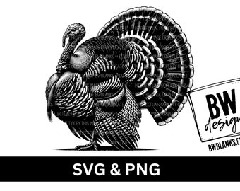 Wild Turkey SVG | Digital Download | Turkey Hunting SVG | Turkey Hunting Sublimation PNG | Turkey png | Wild Turkey png | Turkey Hunter png
