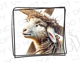 Easter Lamb PNG | Digital Download | Bible Sublimation PNG | Bible Verse Sublimation png | Easter Sublimation PNG | Lamb Sublimation png