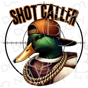 Schuss Caller Stockente Ente PNG | Digitaler Download | Entenjagd Sublimation PNG | Stockente Ente Sublimation PNG | Duck Hunter Sublimations png