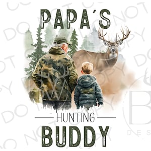 Amigo de Caça do Papai PNG | Download Digital | Sublimação De Caça De Veados PNG | Sublimação Deer Hunter png | Caça Vovô png