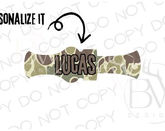 Old School Camo Entenruf PNG | Digitaler Download | Entenjagd Sublimation PNG | Jagd Sublimation | Camo Sublimation PNG