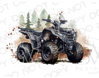 Cuatro ruedas PNG / Sublimación de cuatro ruedas png / Sublimación ATV png / Sublimación offroad png / 4 ruedas png / ATV png