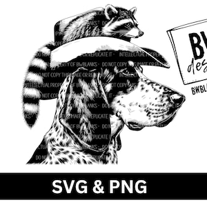 Raccoon Hunting SVG | Digital Download | Raccoon Hunter SVG | Raccoon Hunting Sublimation PNG | Bluetick Sublimation | Bluetick svg