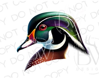 Pato De Madeira PNG | Download digital | Sublimação PNG de Caça ao Pato | Sublimação De Pato De Madeira PNG | Sublimação de caçador de pato png
