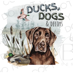 Enten, Hunde & Lockvögel PNG | Digitaler Download | Entenjagd Sublimation PNG | Jagdhund Sublimation PNG | Duck Hunter Sublimations png