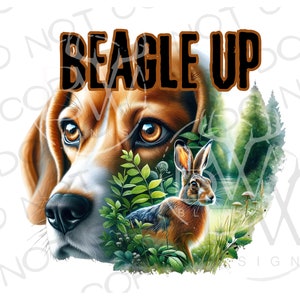 Cazador de conejos PNG / Descarga digital / Sublimación de perros de caza PNG / Sublimación de Beagle png / Sublimación de caza de conejos / Beagle png