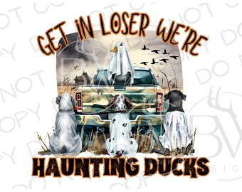 Duck Haunting Season Halloween PNG | Digital Download | Halloween Duck Hunting PNG | Duck Sublimation PNG | Halloween Sublimation