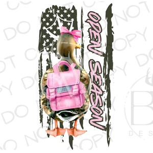 Back to School Mallard Duck PNG | Digital Download | Duck Hunting Sublimation PNG | School Sublimation PNG | School Duck Hunting png