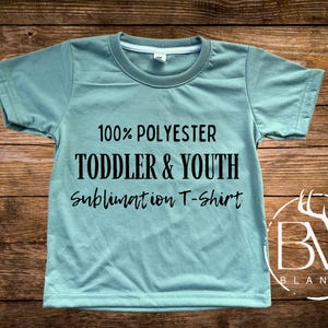 100% Polyester YOUTH Sublimation Shirt | Kids Colored Sublimation Shirt | Kids Blank Sublimation Shirts | Kids Sublimation Blanks