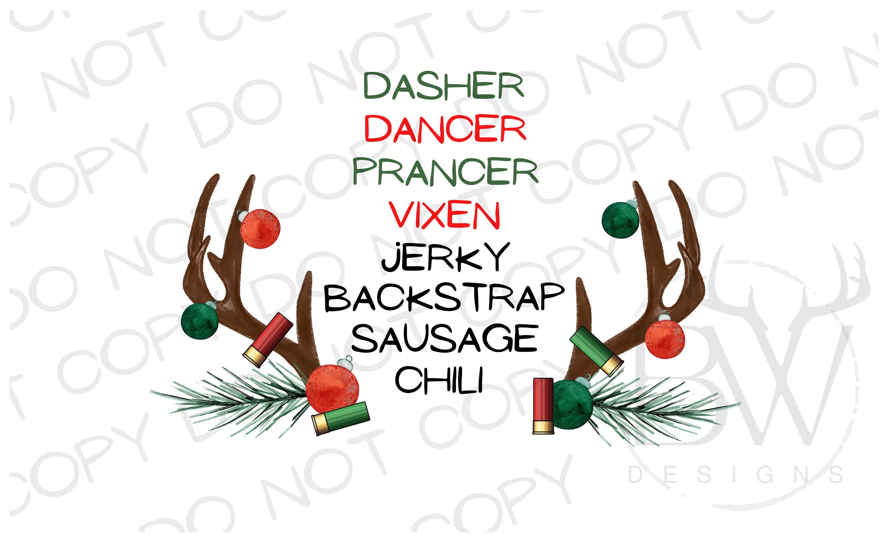Christmas Deer Hunting PNG Digital Download Christmas Deer - Etsy