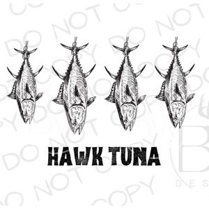 Hawk Tuna PNG | Digital Download | Yellowfin Tuna Sublimation PNG | Fishing Sublimation PNG | Saltwater Fishing Sublimation png
