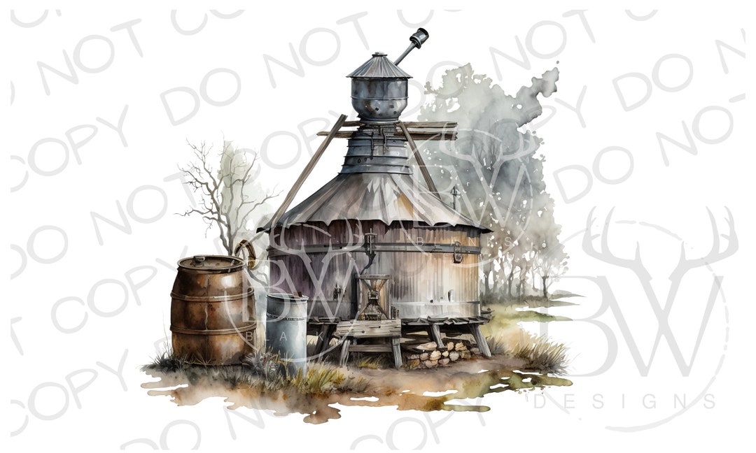 Moonshine Still PNG | Digital Download | Appalachia Mountain ...