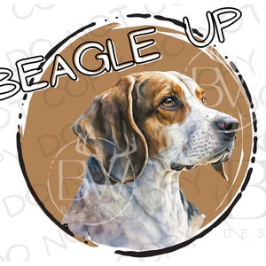 Beagle Up Beagle Hunting Dog PNG | Digital Download | Hunting Dog Sublimation PNG | Beagle Sublimation png | Rabbit Hunting Sublimation