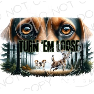 Walker jachthond PNG | Digitale download | Sublimatie van hertenjacht | Walker hond sublimatie PNG | Treeing Walker PNG | Jachthond png