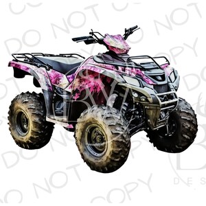 Pink Camo Four Wheeler PNG | Four Wheeler Sublimation png | ATV Sublimation png | Offroad Sublimation png | 4-Wheeler png | ATV png
