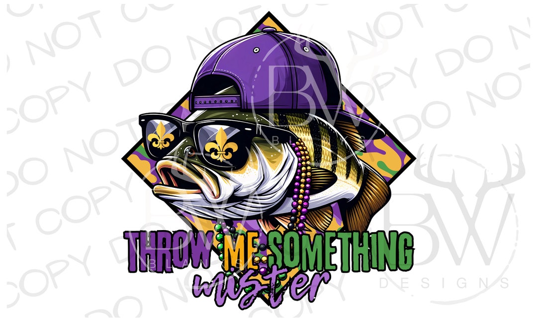 mardi gras fishing shirt