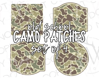 Camo Patches PNG | Digital Download | Camo Sublimation PNG | Hunting Sublimation PNG | Patch Sublimation png | Camo Patch png