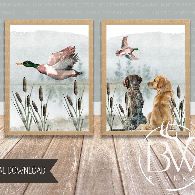 Hunting Prints - Etsy