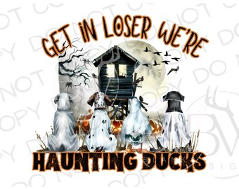Duck Haunting Season Halloween PNG | Digital Download | Halloween Duck Hunting PNG | Duck Sublimation PNG | Halloween Sublimation