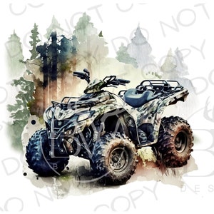 Camo Four Wheeler PNG | Four Wheeler Sublimation png | ATV Sublimation png | Offroad Sublimation png | 4-Wheeler png | ATV png