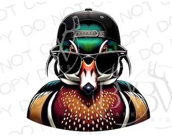 Pato De Madeira PNG | Download digital | Sublimação PNG de Caça ao Pato | Sublimação De Pato De Madeira PNG | Sublimação de caçador de pato png