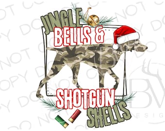Shotgun shells and christmas bells