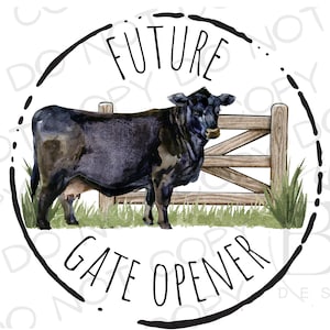 Future Gate Opener PNG / Download digitale / Sublimazione della mucca PNG / Sublimazione della fattoria png / Sublimazione dell'allevatore di bestiame / Sublimazione dell'allevatore di manzo png