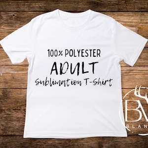 100% Polyester ADULT Sublimation Shirt | Colored Sublimation Shirt | Blank Sublimation Shirts | Sublimation Blanks