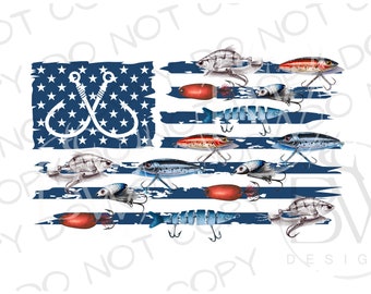Fishing Lure Flag PNG | Digital Download | Fishing Lure Sublimation PNG | Fishing Sublimation PNG | Bass Fishing png | Fisherman png