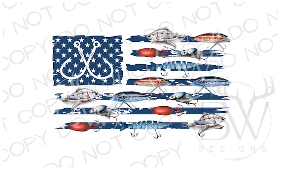 Fishing Lure Flag PNG | Digital Download | Fishing Lure Sublimation PNG | Fishing Sublimation PNG | Bass Fishing png | Fisherman png