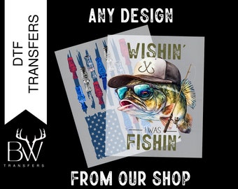 DTF Transfers | You Choose Any Design from Our Shop | Printed Transfer | BWBlanks Transfer | Ready To Press Transfer