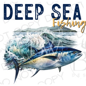 Bluefin Tuna Sublimation PNG | Digital Download | Fishing Sublimation PNG | Saltwater Fishing PNG | Saltwater Sublimation png | Tuna png