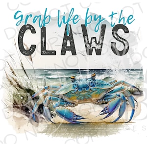 Blaue Krabbe Sublimation PNG | Digitaler Download | Angeln Sublimation PNG | Salzwasser Angeln PNG | Salzwasser Sublimation png | Blaue Krabbe png