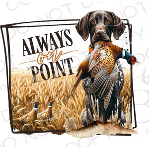 Chasseur de faisan PNG | Sublimation de chasseur de faisan PNG | Sublimation de chasse au faisan png | Sublimation de faisan à collier png | Chien de chasse
