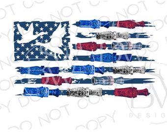 Duck Hunting Flag PNG | Digital Download | Duck Hunting Sublimation PNG | Duck PNG | Duck Hunter Sublimation png | Fourth of July png