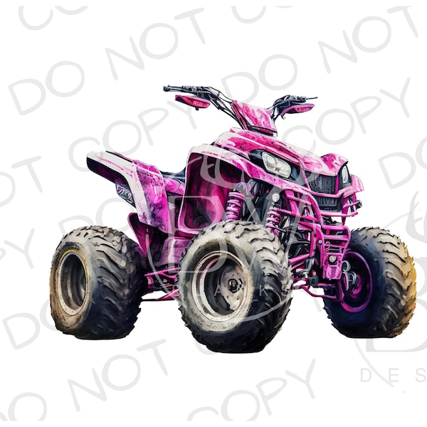 Pink Camo Four Wheeler PNG | Four Wheeler Sublimation png | ATV Sublimation png | Offroad Sublimation png | 4-Wheeler png | ATV png