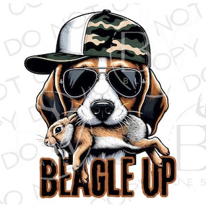 Rabbit Hunter PNG | Digital Download | Hunting Dog Sublimation PNG | Beagle Sublimation png | Rabbit Hunting Sublimation | Beagle png