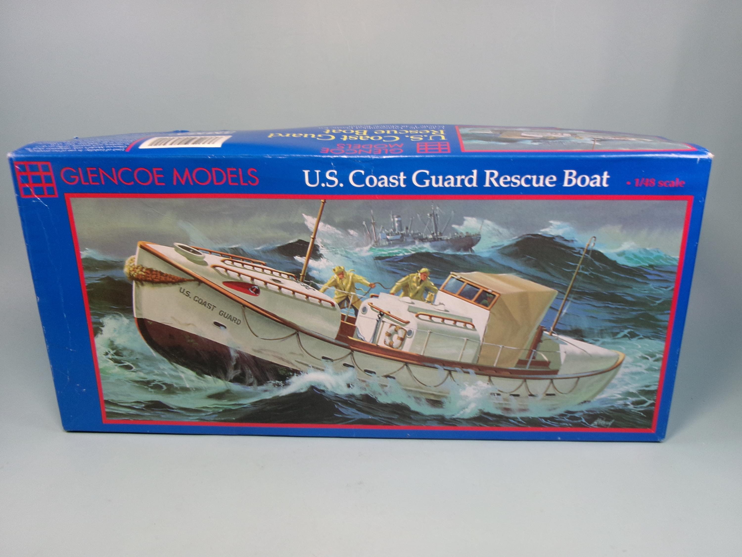 U.S. COAST GUARD 木製モデル船 約60cm Coast Guard Model - Maritime Goods