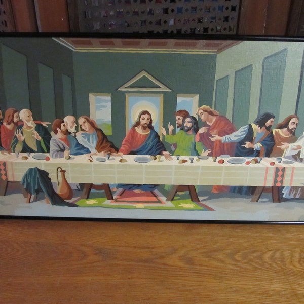 Paint by Number Last Supper Etsy