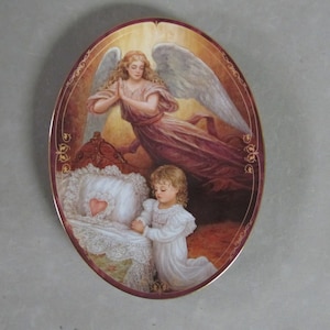 Vintage 1996 Bradford Exchange Collector Plate &quot;A Child&#39;s Prayer&quot; Edgar Jerins  Artist