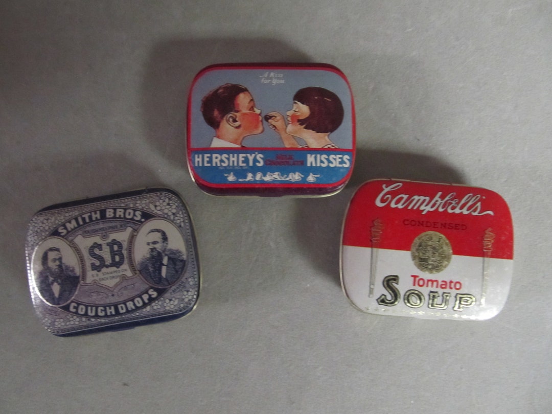 Set of Three Vintage Bristolware Tin Box Company of America Etsy