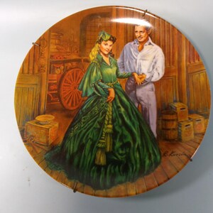 scarlett's green dress plate Authentic Scarlett's Green Dress Plate by Raymond Kursar Good Ole Toms