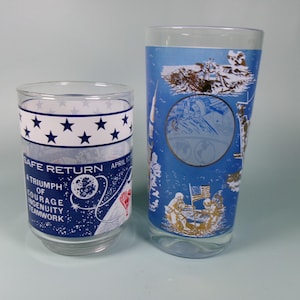 Vintage Apollo 11 Neil Armstrong Museum & Apollo 13 Tumblers