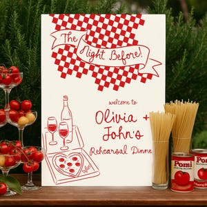 That&#39;s Amore Rehearsal Dinner Welcome Sign, That&#39;s Amore Rehearsal Pizza Welcome Sign Template, Rehearsal dinner Pizza Party Italian Decor