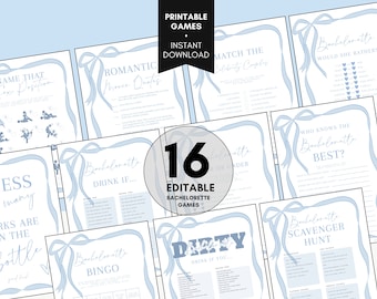 Coastal Last Toast On The Coast Bachelorette Game Bundle, Coastal 30A Bachelorette Games Printable, bachelorette party games printable