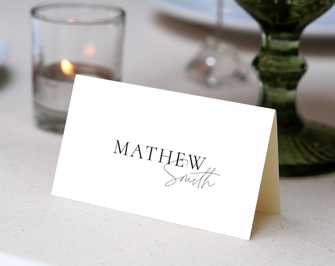 Table Place Names | Table Decor | Wedding Place Names | Table Setting