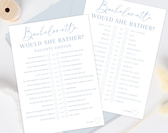 Frech würde sie eher Brautparty Spielvorlage, Bachelorette Spiele Download, Partyspiele bearbeitbar, Küsten Bachelorette Party Spiel