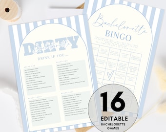 Coastal Last Toast On The Coast Bachelorette Game Bundle, Coastal 30A Bachelorette Games Printable, bachelorette party games printable