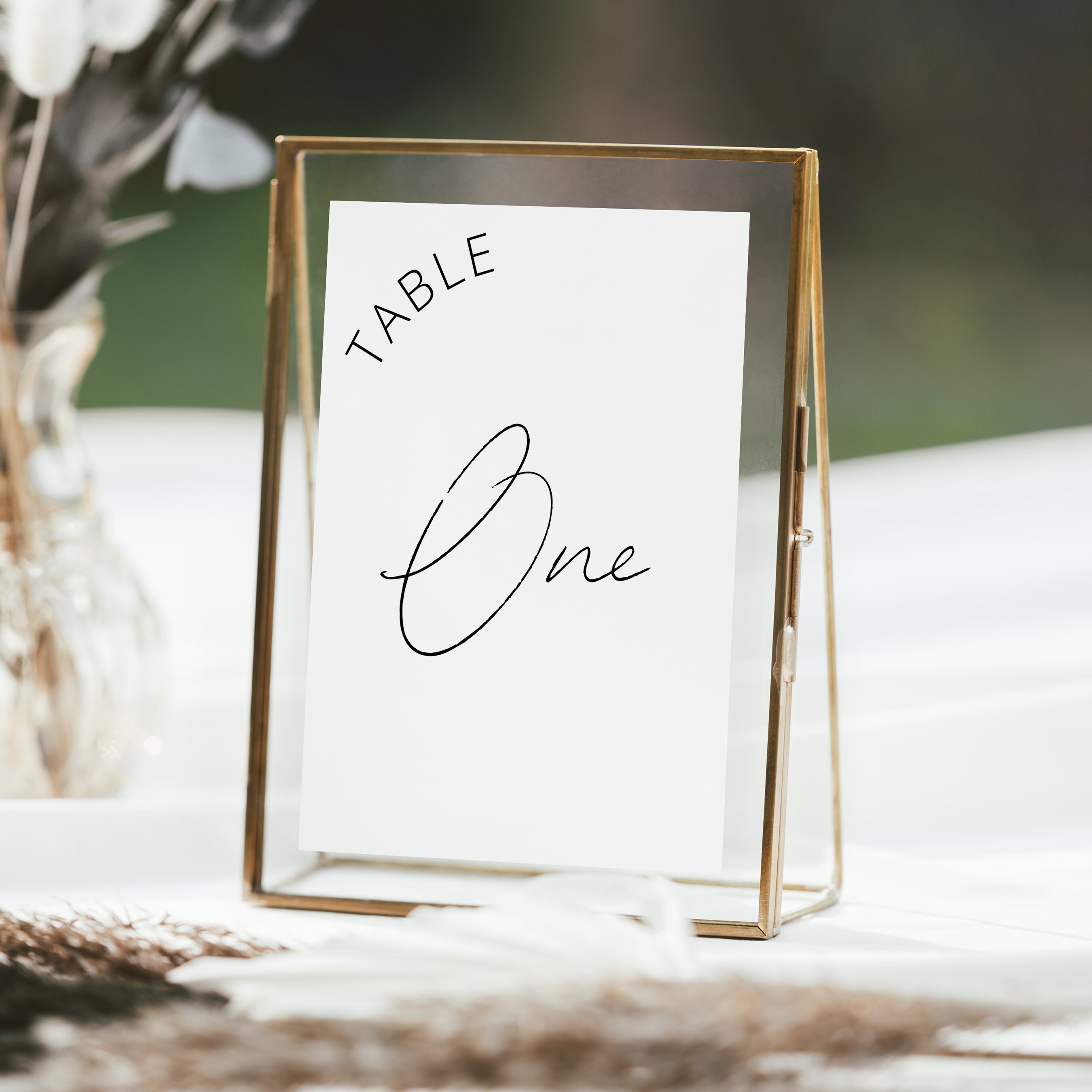 Table Number Template, Table Numbers, Printable Table Numbers, Table ...